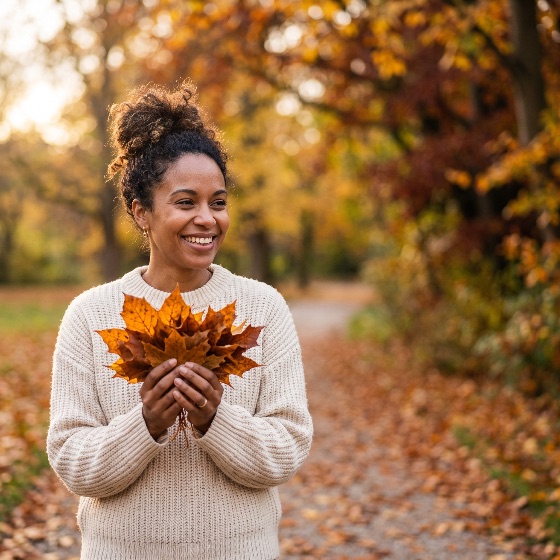 happy, young, woman, with, curly, hair, holding, bunch, orange, autu, cheerful, cream, sweater, holds, maple, leaves, sunlit, autumn, park, she, smiles, while, standing, leaf-strewn, path, surrounded, golden, trees, fall, smiling, nature, foliage, outdoor, season, portrait, forest, lifestyle, beauty, wood, sunlight, cozy, november, october, leisure, weekend, relaxation, peace, environment, eco-friendly, natural, beautiful, person, adult, female, ethnicity, black, african, american, mixed, race, joy, warmth, seasonal, leaf, bouquet, bright, people