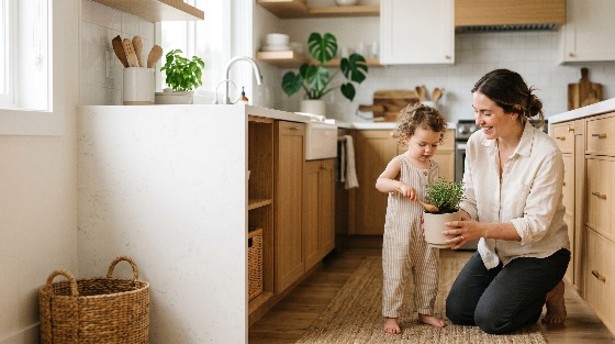 happy, mother, and, toddler, daughter, planting, herbs, together, bright, modern, kitchen, child, gardening, indoor, family, home, lifestyle, bonding, education, teaching, sustainable, green, plant, pot, woman, girl, clean, domestic, parenthood, childhood, learning, nature, eco-friendly, hobby, happiness, smiling, love, care, wooden, interior, house, apartment, monstera, basil, urban, morning, light, leisure, activity, people