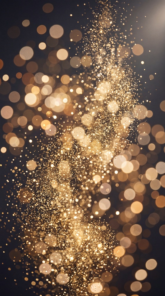 elegant, golden, glitter, and, shimmering, bokeh, lights, dark, background, gold, abstract, festive, celebration, luxury, light, sparkle, glow, particles, holiday, christmas, new, year, magic, dust, texture, shining, bright, decorative, glamorous, vertical, blurred, out, focus, wedding, anniversary, party, night, holidays, celebrations