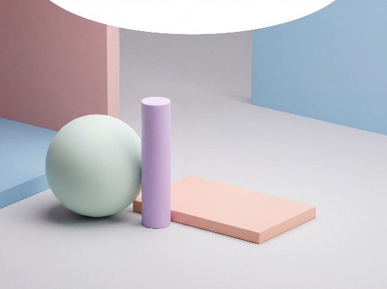 abstract, geometric, shapes, composition, pastel, colors, featuring, sphere, cylinder, and, podium, for, product, presentation, minimalist, background, block, modern, clean, design, display, aesthetic, soft, mint, lavender, peach, blue, grey, architectural, still, life, render, digital, art, creative, simple, elegant, balance, platform, stage, studio, lighting, contemporary, graphic, backgrounds, textures