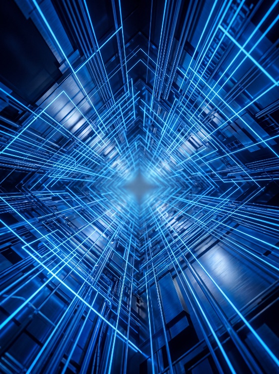 futuristic, digital, tunnel, with, glowing, blue, neon, lines, representing, high-speed, data, transfer, and, technology, speed, internet, cyberspace, network, connection, abstract, render, sci-fi, background, circuit, light, infrastructure, information, fiber, optics, communication, virtual, reality, artificial, intelligence, server, computer, tech, motion, depth, symmetry, corridor, dark, bright, electronic, hardware, software, innovation, future, high-tech, connectivity, metaverse
