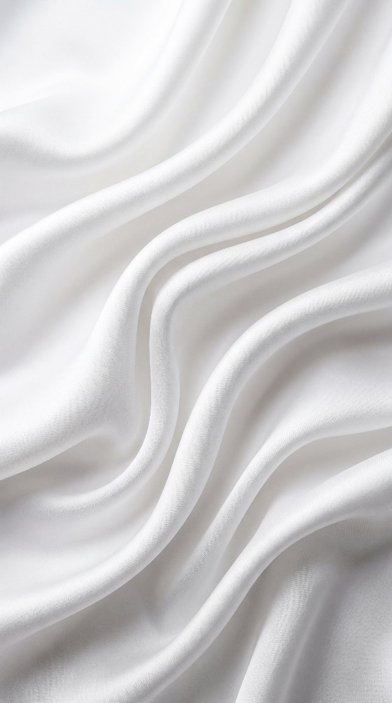 elegant, white, silk, fabric, background, with, soft, flowing, folds, and, waves, for, luxury, design, satin, texture, cloth, material, smooth, drapery, clean, minimalist, wedding, bridal, fashion, textile, abstract, light, shadow, sophisticated, pure, delicate, wavy, drape, surface, macro, close-up, backgrounds, textures