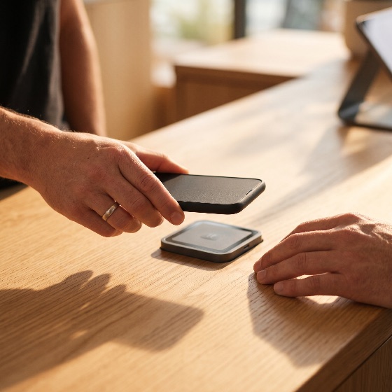 customer, making, contactless, mobile, payment, with, smartphone, retail, store, counter, nfc, digital, wallet, transaction, electronic, close-up, technology, finance, banking, consumerism, wooden, modern, wireless, terminal, business, commerce, purchase, paying, cafe, shop, lifestyle, innovation, convenience, fintech