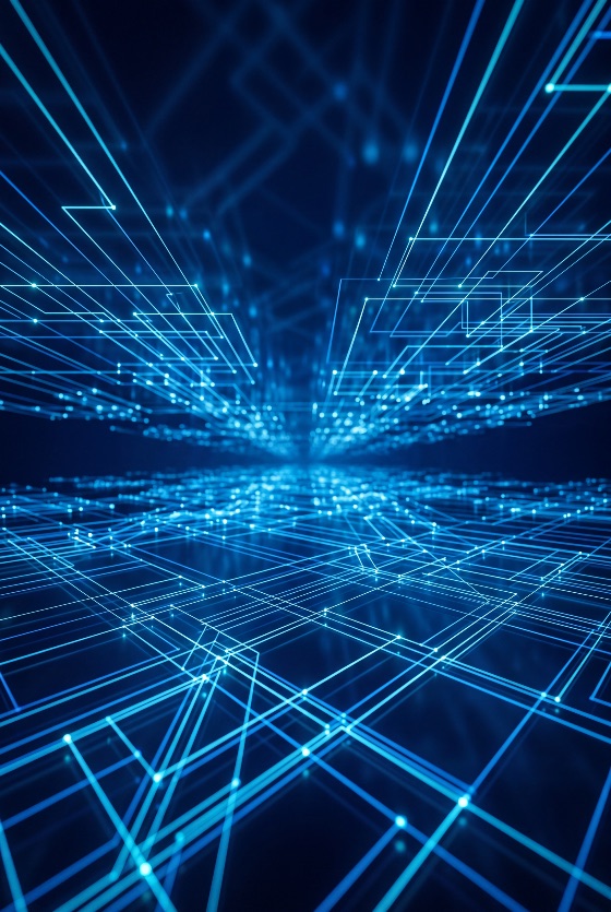 abstract, blue, digital, network, background, with, glowing, lines, and, nodes, representing, data, flow, technology, futuristic, connection, circuit, cyberspace, communication, internet, light, tech, information, big, artificial, intelligence, electronic, connectivity, future, virtual, grid, pattern, science, innovation, computer, global, web, matrix, cyber, system, speed, energy, infrastructure, cloud, link, node, perspective, dark, luminous, high-tech