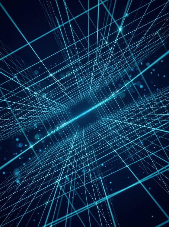 abstract, blue, digital, grid, background, with, futuristic, perspective, lines, and, glowing, particles, representing, technology, data, network, cyberspace, connection, internet, wireframe, light, virtual, reality, cyber, communication, information, science, matrix, computer, electronic, high-tech, innovation, pattern, design, dark, neon, space, speed, flow, connectivity, big, artificial, intelligence, geometry, structure, web, system, technical, modern, graphic, illustration, motion, depth